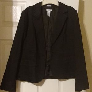 Liz & Co. Stretch Black Blazer size 16